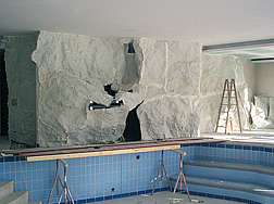 Postopek izdelave umetne skale